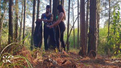 Big Black Dick Fucking The Married Woman In The Woods - hclips.com