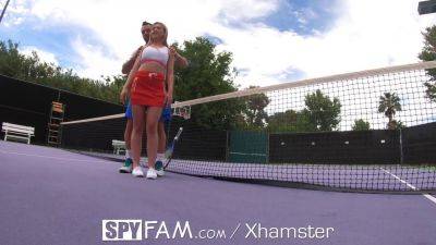 Johnny Castle - Stepbro Spyfam teaches step sister tennis & gives her a massive dick - sexu.com