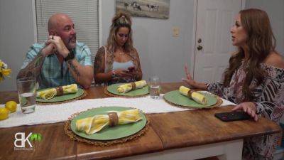 Misty Meaner, Scott Trainor And Kymber Leigh - Misty Likes To Tease Stepdad At The Table 9 Min - hotmovs.com