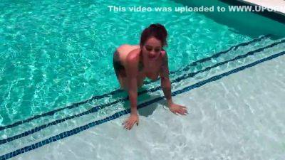 Maddy May - Big Tit Teen Gets Fucked In The Pool By Bi - upornia.com