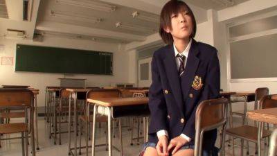 Cute Skinny Slut Japanese Whore With Huge Boobs Got Fucked So Hard By Her Big Cock Teacher P1 - videomanysex.com - Japan