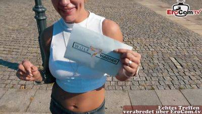 German blonde tattoo fitness slut picked up on street - txxx.com - Germany