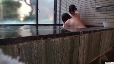 Real life Japanese lesbian friends first bathing experience - txxx.com - Japan