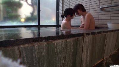 Real life Japanese lesbian friends first bathing experience - hotmovs.com - Japan