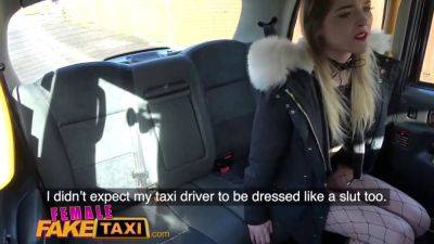 Rhiannon Ryder - Carmel Anderson & Rhiannon Ryder in a steamy creampie-filled taxi threesome - sexu.com - Britain