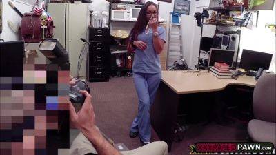 Sexy Nurse Trades Banging Body And Pussy For Money - videomanysex.com
