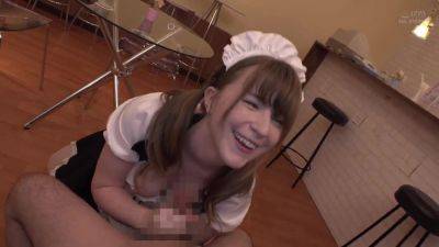 05H2323-Dirty double blowjob from a blonde beauty clerk at a maid cafe - senzuri.tube
