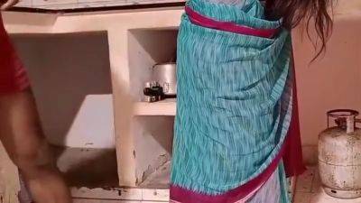 Indian Couple In Their Kitchen Making Doggy Style Homemade Sex, The Hot Sex Hindi Voice - desi-porntube.com - India