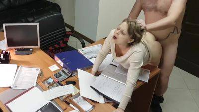 Hot Blonde Secretary Fucked By Boss In Office - upornia.com
