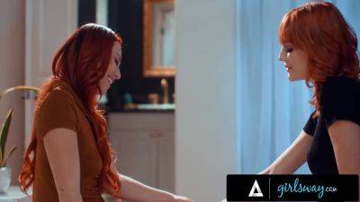 Redhead Besties Have Passionate Sex After Aidras Hard Breakup - Aidra Fox And Kenna James - hotmovs.com