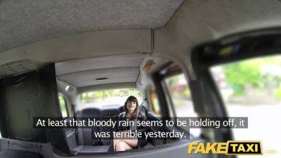 Brunette slut with a fake taxi takes it in the ass like a pro - sexu.com