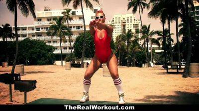 Kelsi Monroe - Kel's Sexy Sport: Kelsi Monroe's Big Tits & Bubble Butt Get Pounded Hard - sexu.com