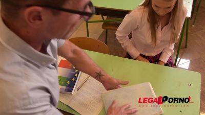 Lucy Heart - Renegade Student Lucy Heart Double Penetrated in the Principles Office GP035 - PornWorld - hotmovs.com - Russia