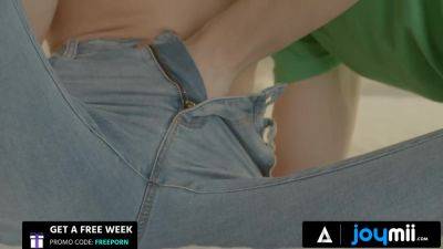 JOYMII - Gorgeous Blonde Sky Pierce Enjoys A Big Dick In Her Tight Pussy - hotmovs.com
