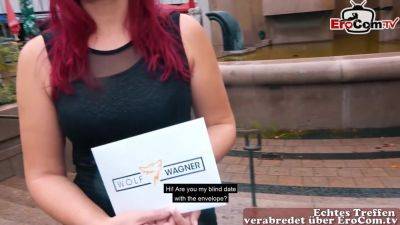 Meet - German Redhead Slut meet and fuck dating on Public Street - hotmovs.com - Germany