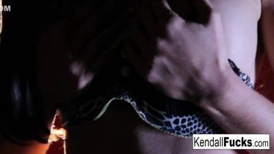 Kendall Has Way Too Much Fun Getting Her Pussy All Wet - hotmovs.com