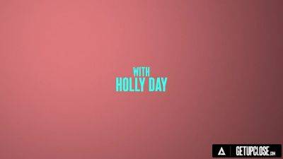 UP CLOSE - Thick Australian Hottie Holly Day Invites Big Dick Stud To Pleasure Her Pussy - hotmovs.com - Australia