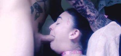Facefucked against a chair for sloppy ORAL CREAMPIE - inxxx.com