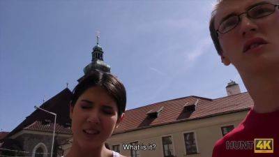 Watch how a helpless teen gets ravaged in a travel agency by her horny GF - sexu.com - Czech Republic