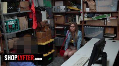 Blair Williams - Blair Williams gets punished & stolen by the officer in the backroom - sexu.com