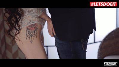 Pablo Ferrari - Angel - Angel Rush's tattooed body takes on Pablo Ferrari's friend in a wild fuckfest - sexu.com - Russia