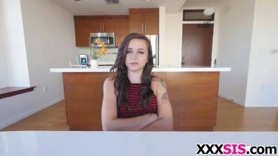 Huge Dick For Cute Stepsis With Kharlie Stone - videomanysex.com