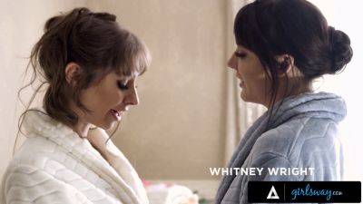 Whitney Wright - Whitney Wright's First Anniversary: A Romantic Bath for Her Wife and Her Natural Tits - sexu.com