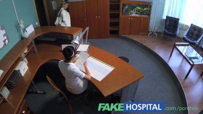 Lady - Blonde Lady saves money by giving head for sex favors in fakehospital POV - sexu.com