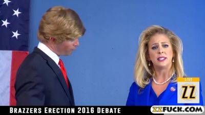 Presidential Debate Turns To Hard Sex With Another Cand - videomanysex.com