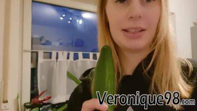 Huge Cucumber Fuck For Big Tit Blonde - upornia.com - Germany