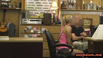 Natural Breasts Blonde Sucks Off And Reamed By Pawn Man - hclips.com