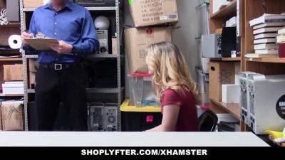 Taylor Blake caught stealing and fucked hard in the store - sexu.com