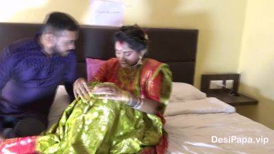 Newly Married Indian Girl Sudipa Hardcore Honeymoon First night sex and creampie - Hindi Audio - hclips.com - India