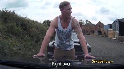 Ebony Busty Cop Fucks In Threesome - hclips.com
