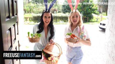 Blake Blossom - Easter Bunnies Get Fucked While Prepping For The Holiday - Blake Blossom And Sandy Love - upornia - Usa