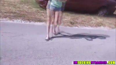 Khloe - Gets Fucks Hard In The Car By Strangers C With Khloe Krush - hclips.com