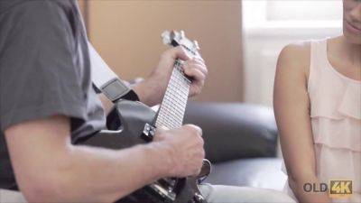 Old-and-young studs rock the guitar in this hot video - sexu.com