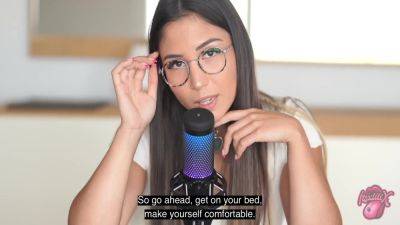 Joi Cei Asmr - I Guide You To Jerk Off Cum On My Tits And Clean Everything (english Subtitles) - hclips.com - Britain