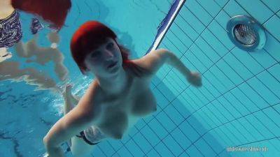 Fun Serbian Babe Katrin Privsem Swims Naked And Horny - upornia.com - Serbia