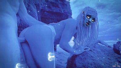 Helloelly - Naughty Side Of Pandora Avatar Got Creampied - videomanysex.com