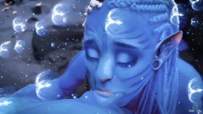 Helloelly - Naughty Side Of Pandora Avatar Got Creampied - videomanysex.com