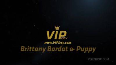 Brittany Bardot - Pissy Muscular Workout with Puppy,Brittany Bardot by VIPissy - PissVids - hotmovs.com