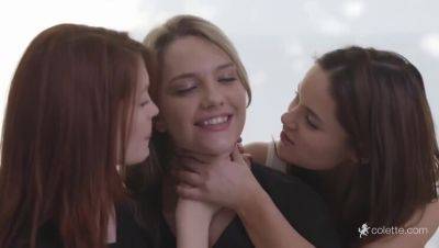 Naughty Neapolitans: Bree, Kenna, & Jenna's Lesbian Threesome - porntry.com