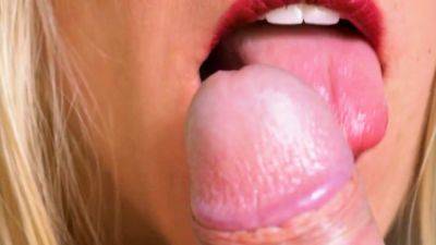 Sensual tongue teasing blowjob - drtuber.com