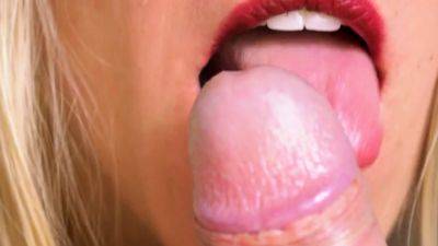 Sensual tongue teasing blowjob - drtuber.com