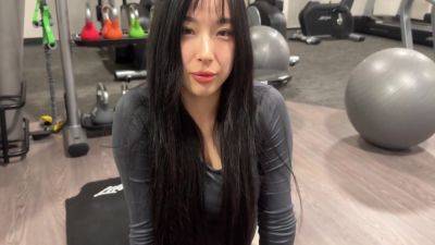 No Nut November Failure Cute Asian Gym Girl - hclips.com