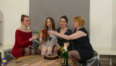 Mature housewives Miroslava, Mikaela, and Larissa know how to throw a wild party with toys - xxxfiles.com
