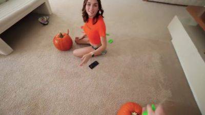 Sneaky Bro Puts His Dick In A Pumpkin & Tricks Me - Brooke Tilli - upornia.com