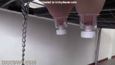 Olga Sensitive Nipples On The Red Cow Milker - upornia.com
