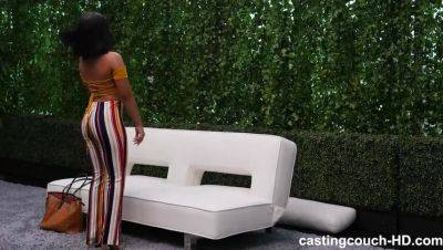 Alana: Big Ass Ebony in Casting - veryfreeporn.com